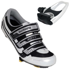 Buty SPD-SL SH-R075 Biae + Peday PD-R540 Biae Shimano